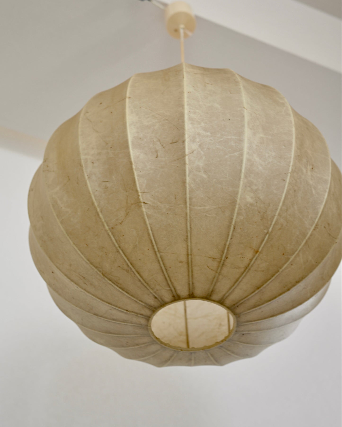Goldkant Leuchten XL Cocoon Pendant Lamp, Germany, 1960s Ø50cm