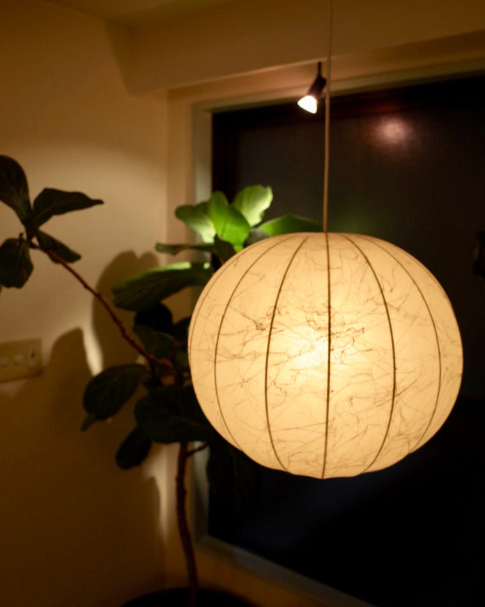 Goldkant Leuchten Germany - Friedel Wauer Cocoon lamp 1970s Ø40cm ②