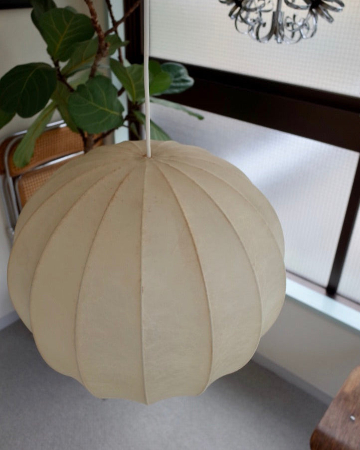 Goldkant Leuchten Germany - Friedel Wauer Cocoon lamp 1970s Ø40cm