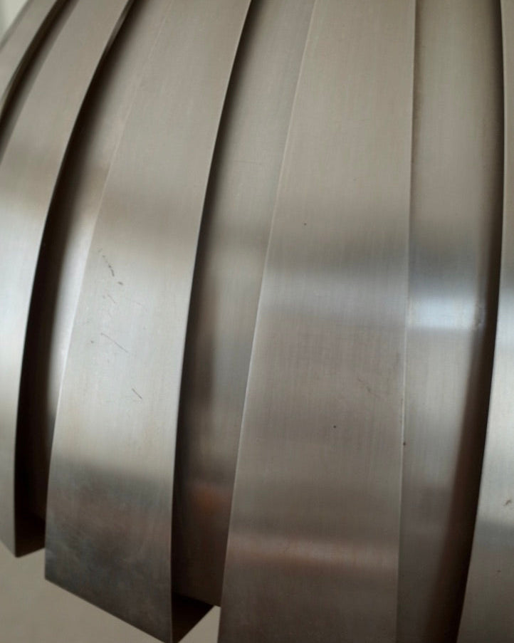 Martinelli Luce – Elio Martinelli  Steel ceiling lamp 1960s