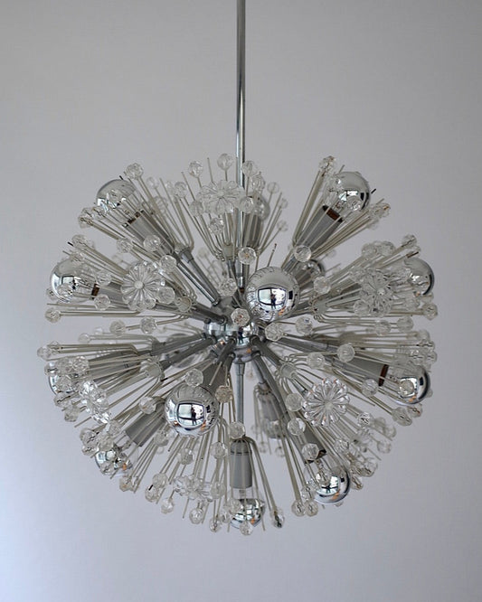 Rupert Nikoll - Emil Stejnar - Sputnik Snowball  - Large 16 lights 1950s