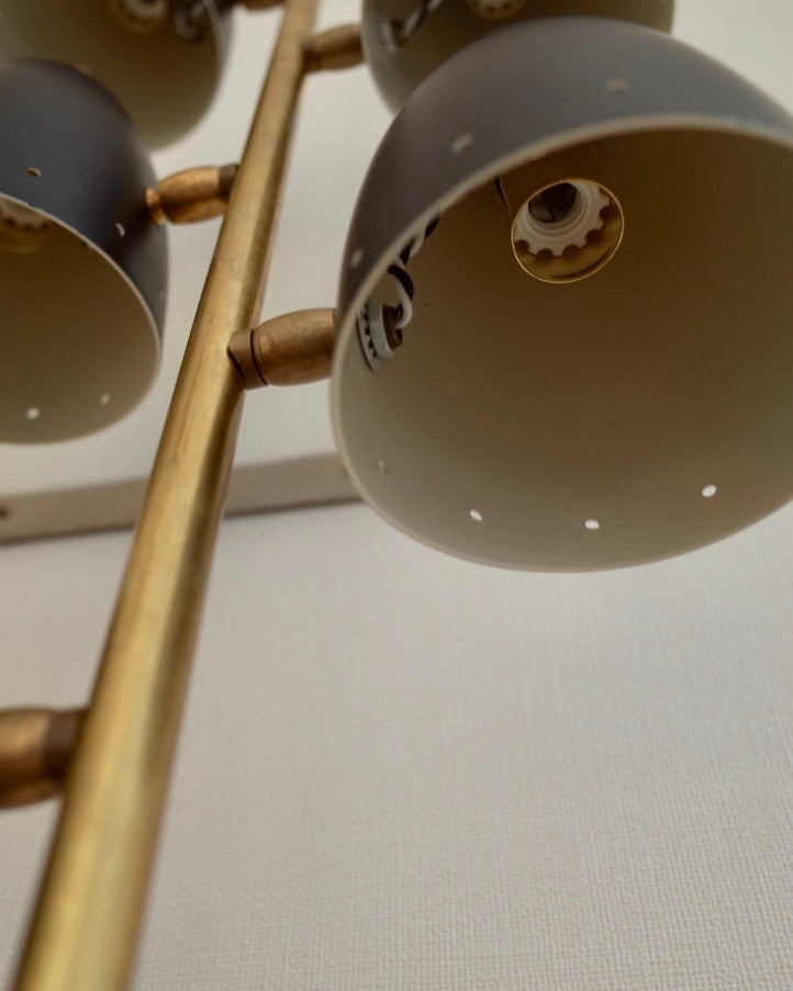 Italy 5 lights Brass Wall Lamp