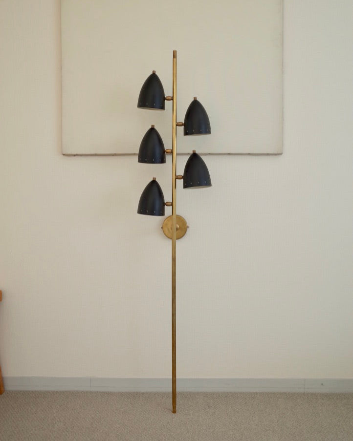 Italy 5 lights Brass Wall Lamp