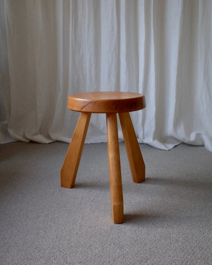 Charlotte Perriand Meribel SNDOZ Stool Les Arcs 1970s – Budista