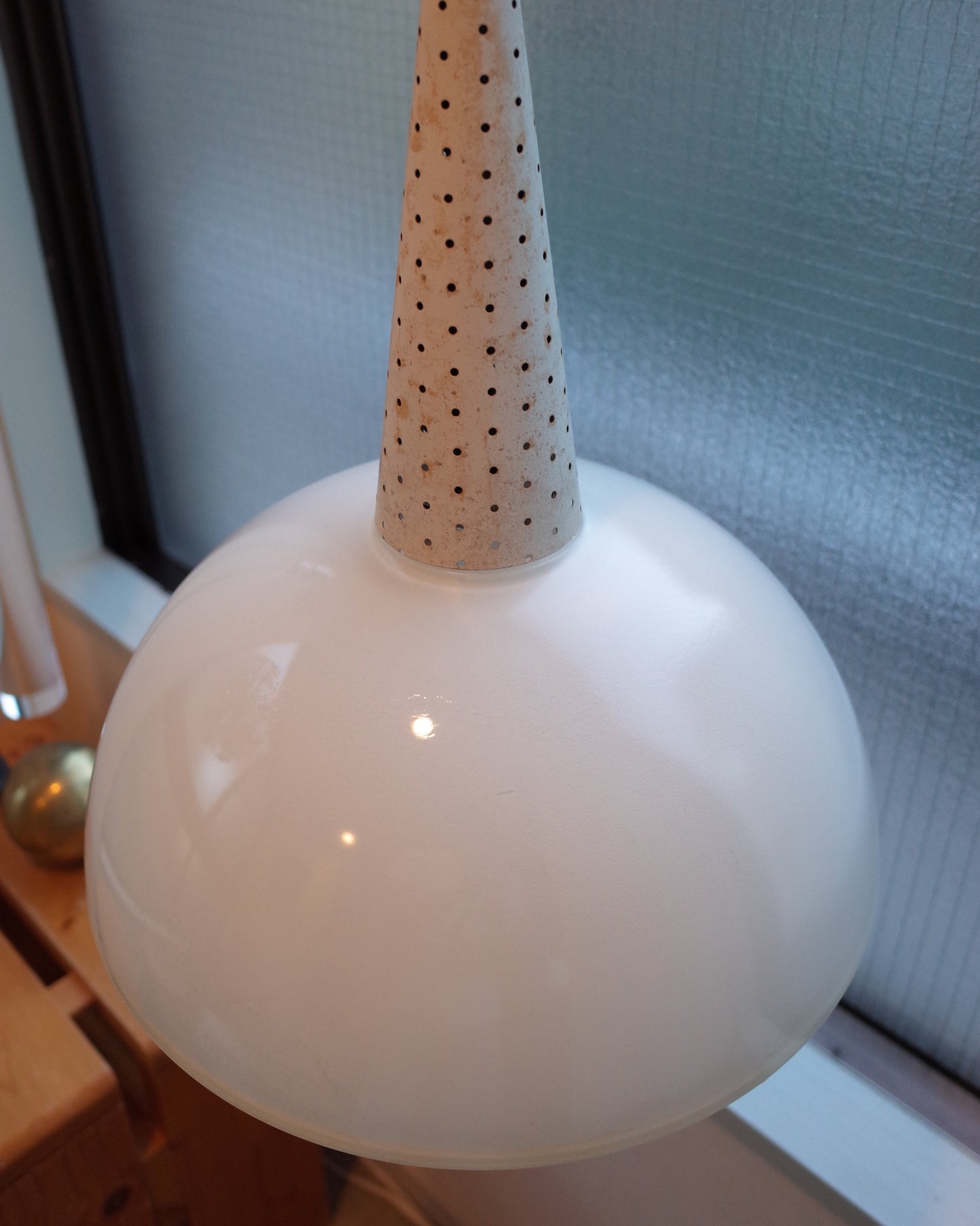 HOLOPHANE long lamp by mathieu mategot 1950s