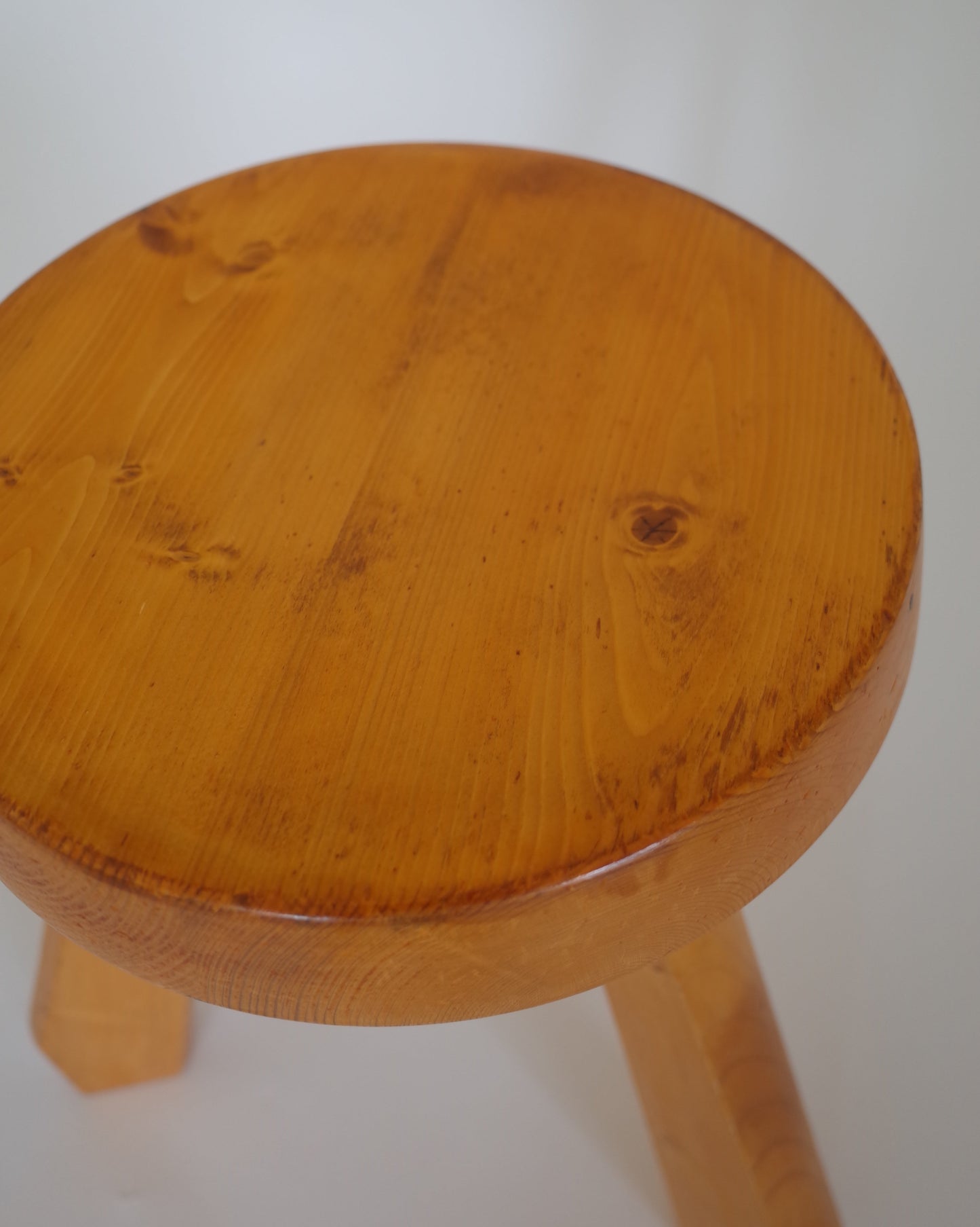 Charlotte Perriand Meribel SNDOZ Stool 1970s