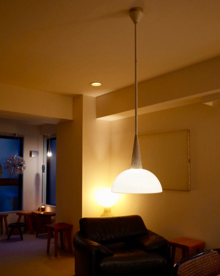 HOLOPHANE long lamp by mathieu mategot 1950s