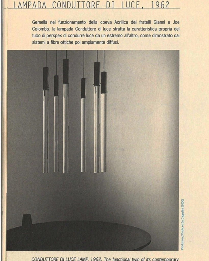 Angelo Mangiarotti - Conductor of Light - Metal, chrome, acrylic