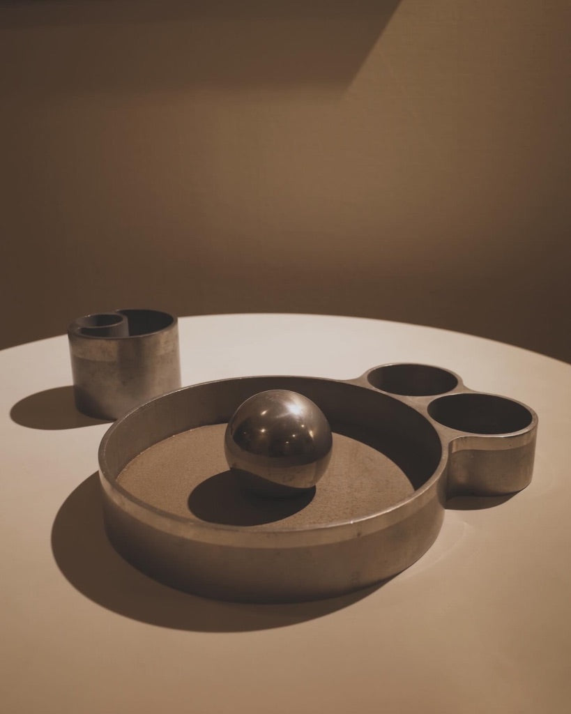 Il Sestante - Albert Leclerc - Desk set - Aluminum