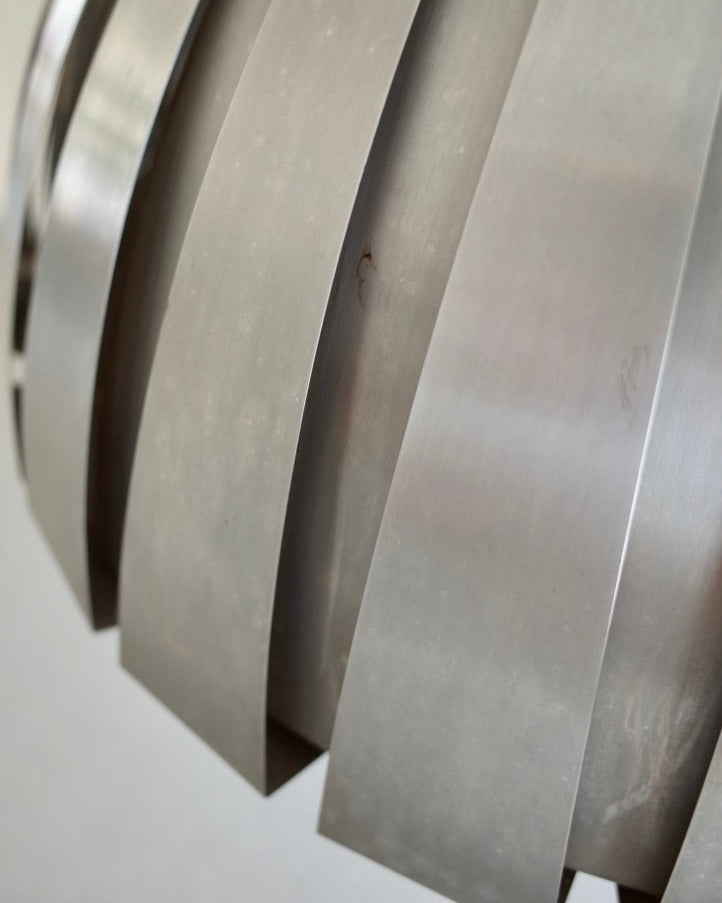 Martinelli Luce – Elio Martinelli  Steel ceiling lamp 1960s