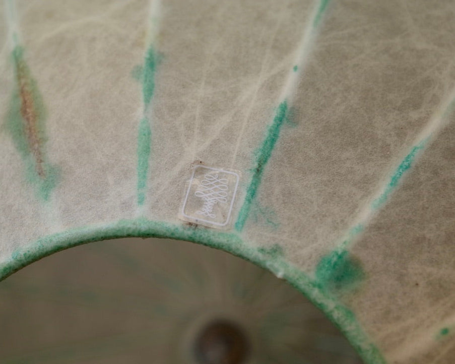 Goldkant Leuchten Germany - Friedel Wauer Cocoon lamp XL 1970s Ø50cm