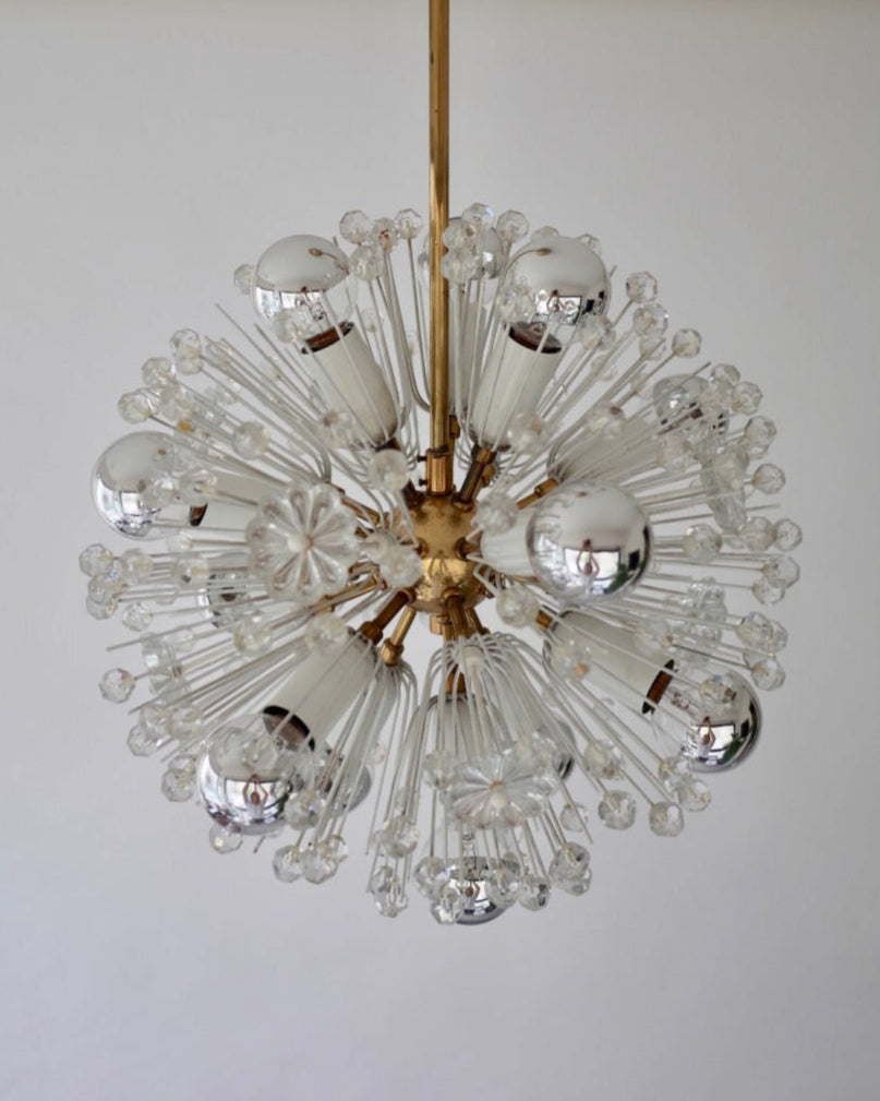 Rupert Nikoll - Emil Stejnar - Sputnik Snowball - Large 14 lights 1950s