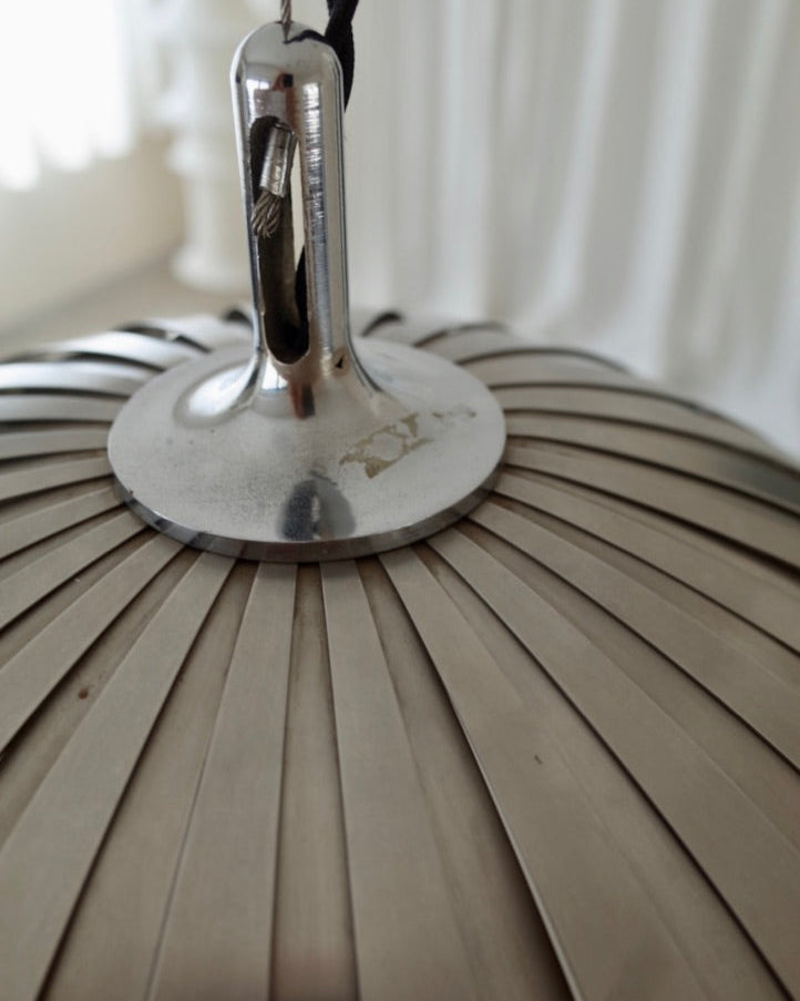 Martinelli Luce – Elio Martinelli  Steel ceiling lamp 1960s