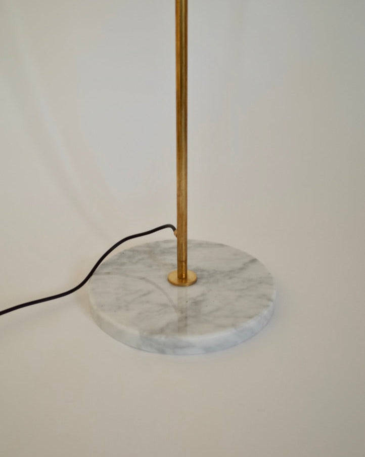 Italy 6 lights Brass Floor Lamp Midcentury stilnovo styler