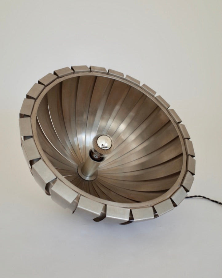 Martinelli Luce – Elio Martinelli  Steel ceiling lamp 1960s