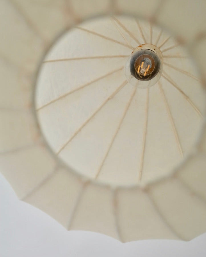 Goldkant Leuchten Germany - Friedel Wauer Cocoon lamp 1970s Ø40cm