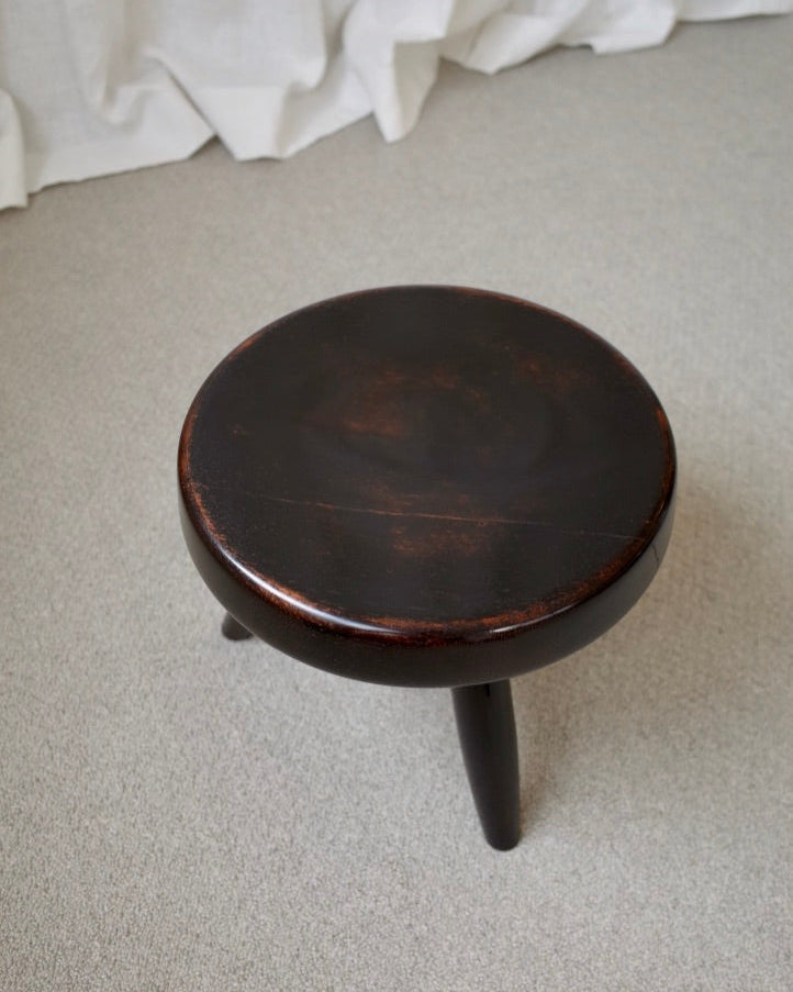 Charlotte Perriand Berger Black Stool 1950s