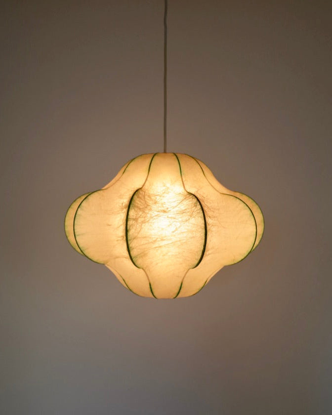 Goldkant Leuchten Friedel Wauer Cocoon Pendant Lamp Germany 1970s