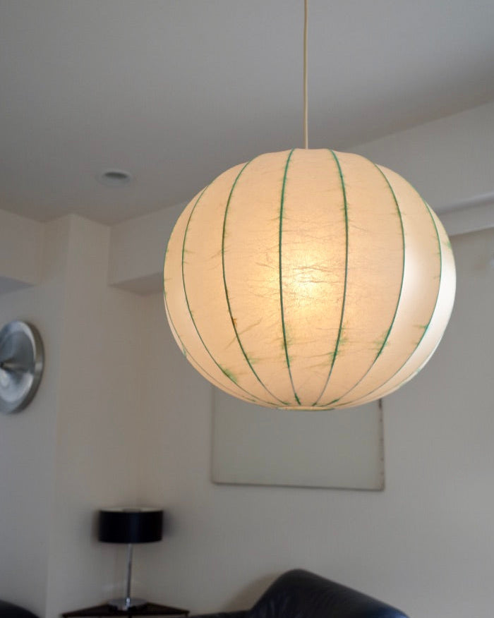 Goldkant Leuchten Germany - Friedel Wauer Cocoon lamp XL 1970s Ø50cm