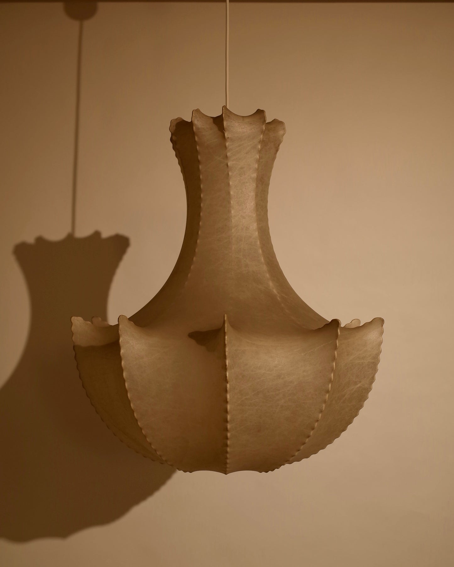 Italian Hanging Cocoon Lamp 1960s