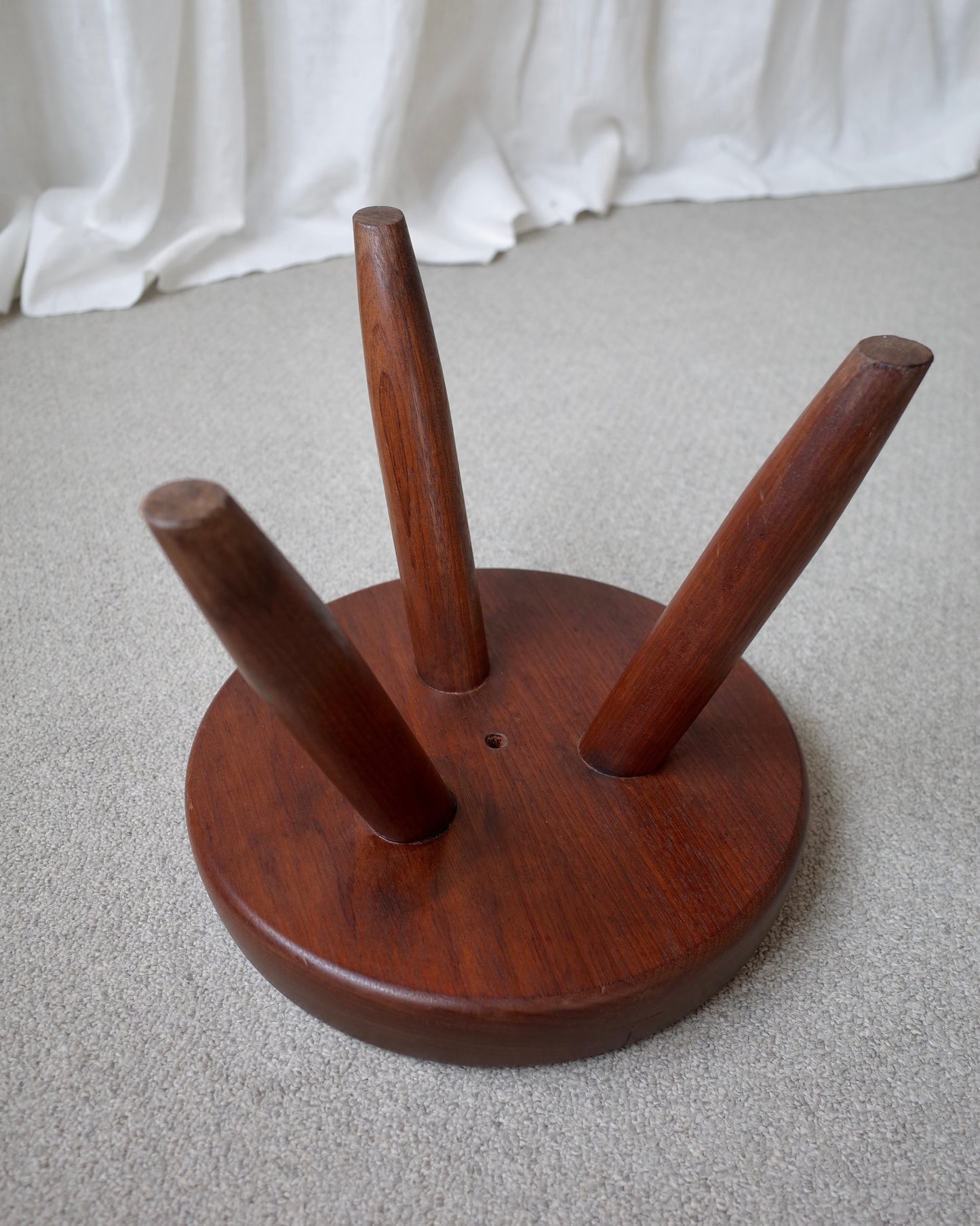 Charlotte Perriand Berger Stool 1950s Mahogany