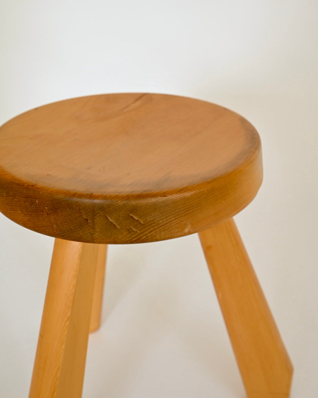 Charlotte Perriand Meribel SNDOZ Stool Les Arcs 1970s