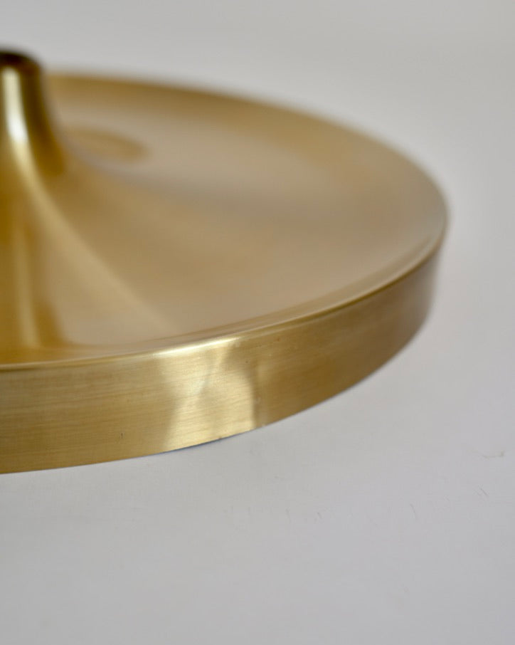 Charlotte Perriand Gold Aluminum Wall Lamp for Les Arcs 1960s 50cm