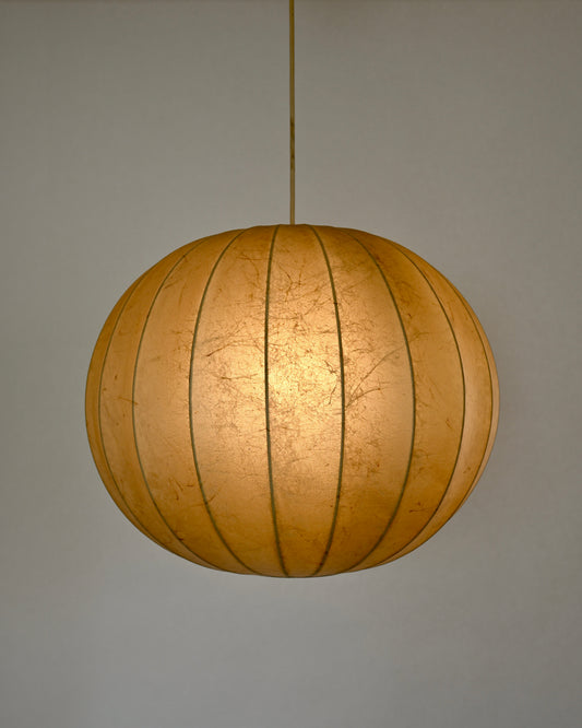 Goldkant Leuchten XL Cocoon Pendant Lamp, Germany, 1960s Ø50cm