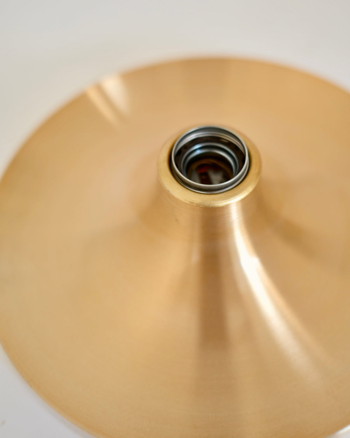 Charlotte Perriand Champagne Gold Aluminum Wall Lamp for Les Arcs 1960s