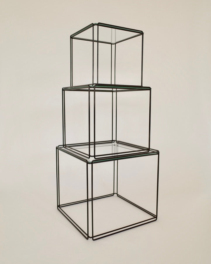 Max Sauze “Isocele” Nesting Tables / Groupe S.A France 1970s