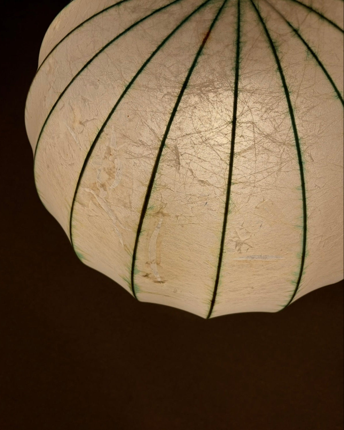Goldkant Leuchten Germany - Friedel Wauer Cocoon lamp XXL 1970s Ø50cm