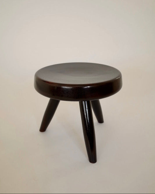 Charlotte Perriand Berger Black Stool 1950s