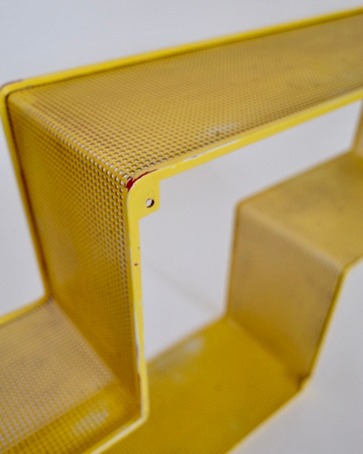 Mathieu Matégot Book Shelf “DÉDAL” 1956 Yellow