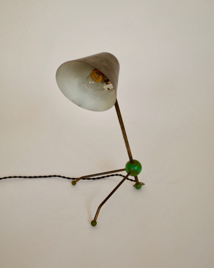 Otto Kolb Tripod Table Lamp Germany 1950s