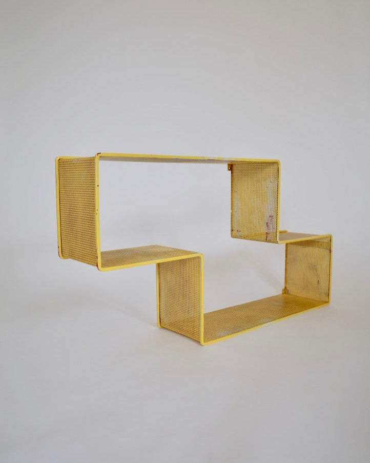 Mathieu Matégot Book Shelf “DÉDAL” 1956 Yellow