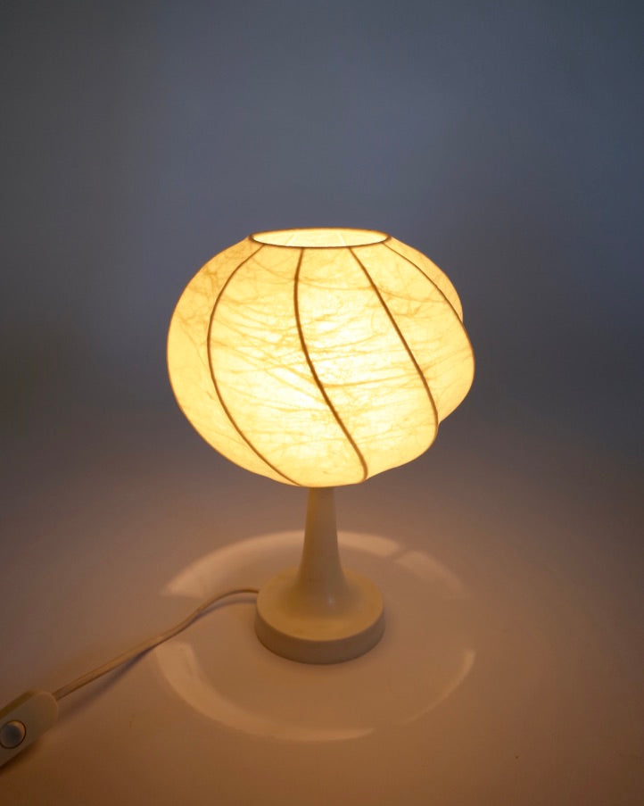 Goldkant Leuchten Friedel Wauer Cocoon Table Lamp, Germany 1970s