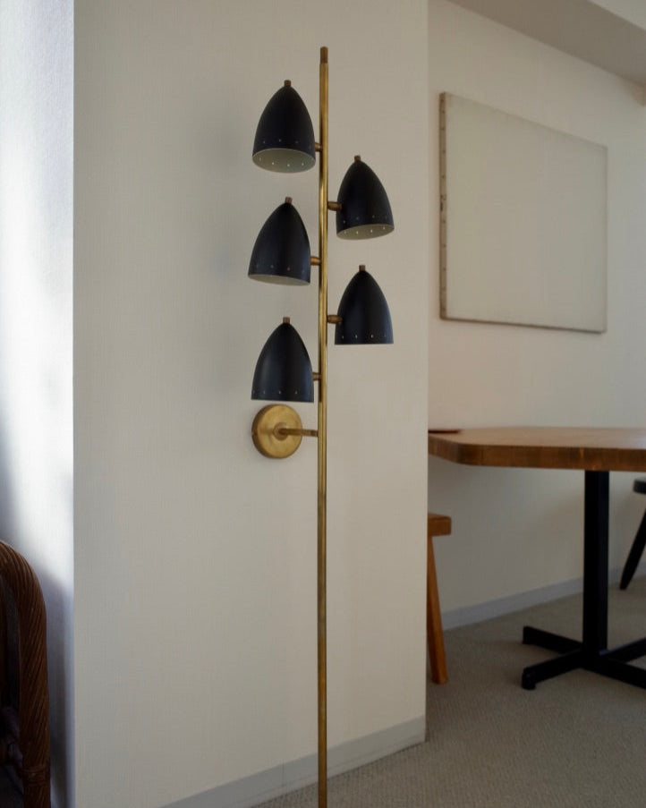 Italy 5 lights Brass Wall Lamp