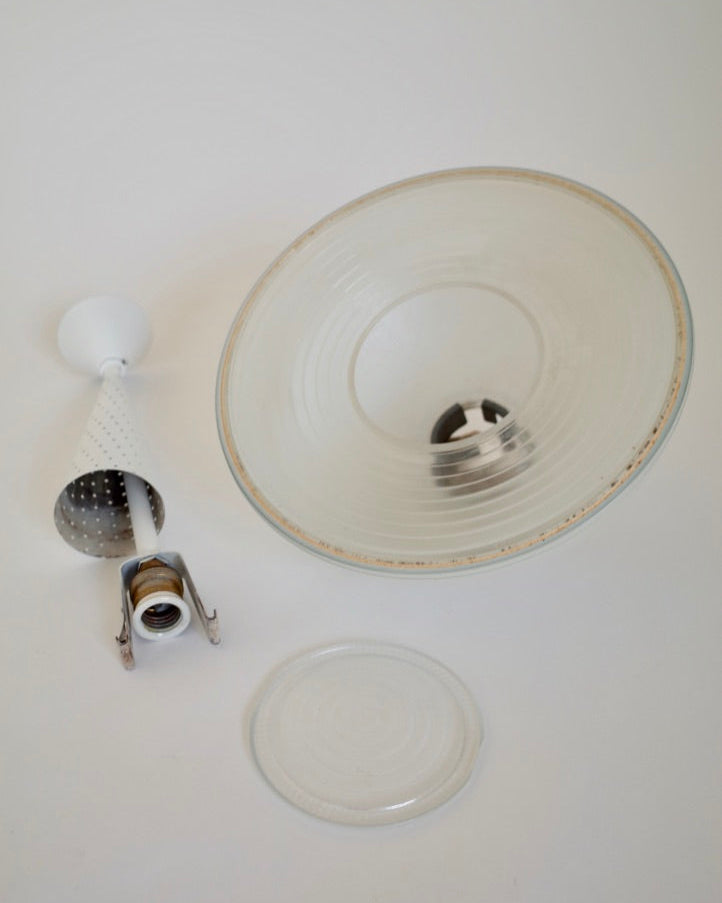 HOLOPHANE lamp by mathieu mategot 1950s