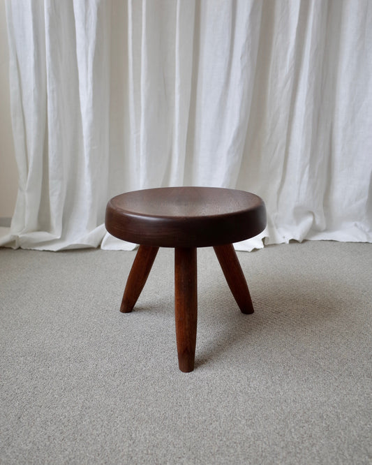 Charlotte Perriand Berger Stool 1950s Mahogany