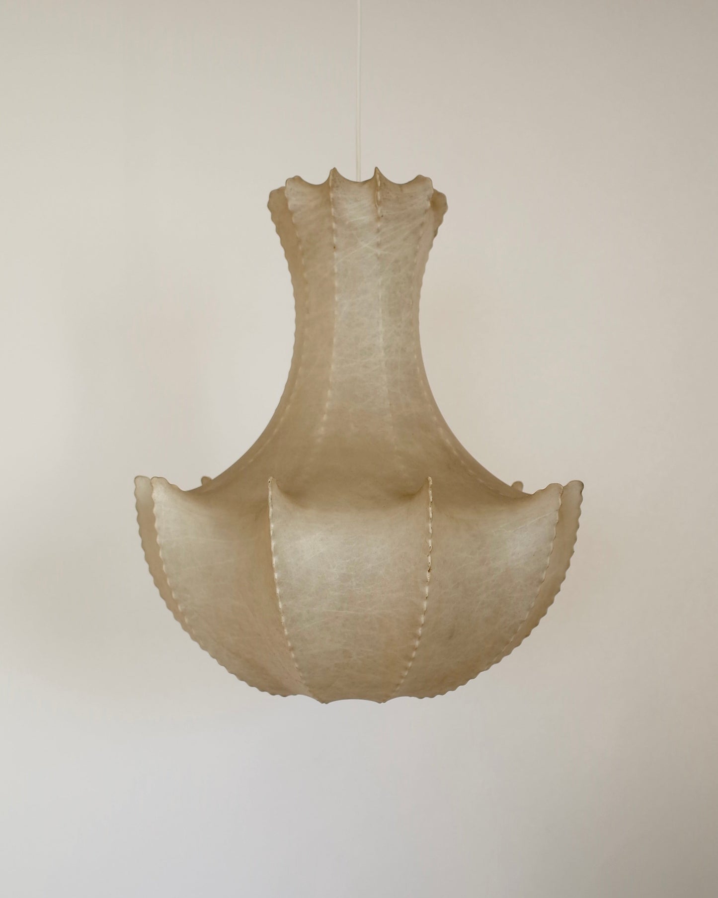 Italian Hanging Cocoon Lamp 1960s