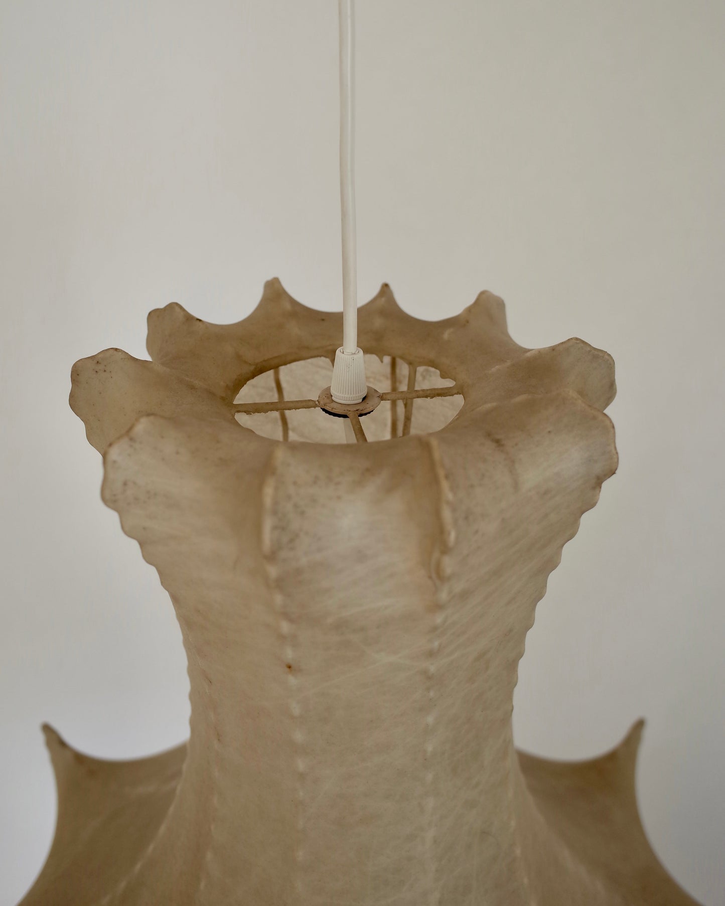Italian Hanging Cocoon Lamp 1960s