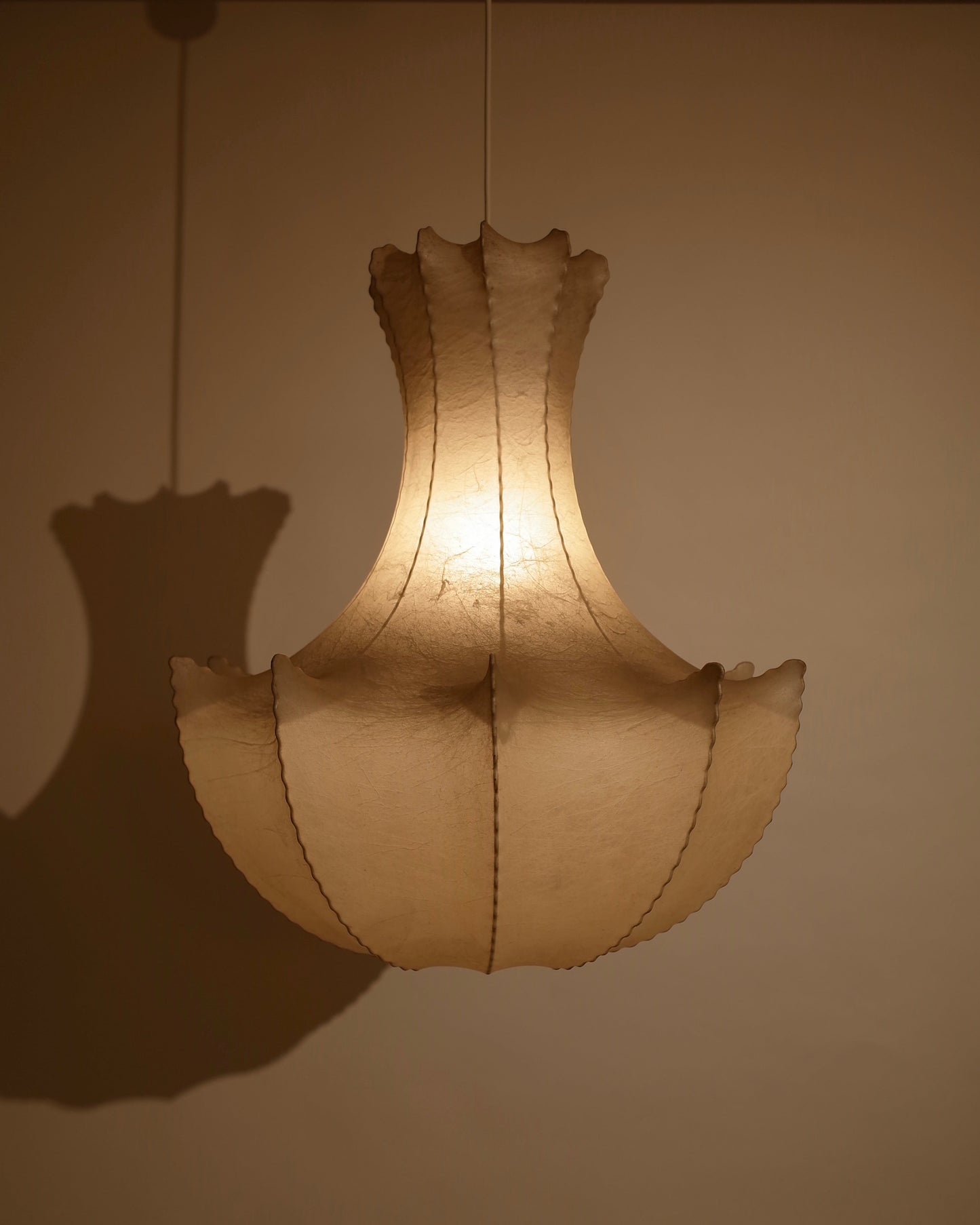 Italian Hanging Cocoon Lamp 1960s