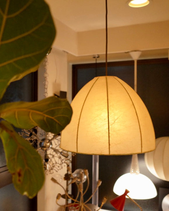 Goldkant Leuchten Germany - Friedel Wauer Cocoon shade lamp 1970s