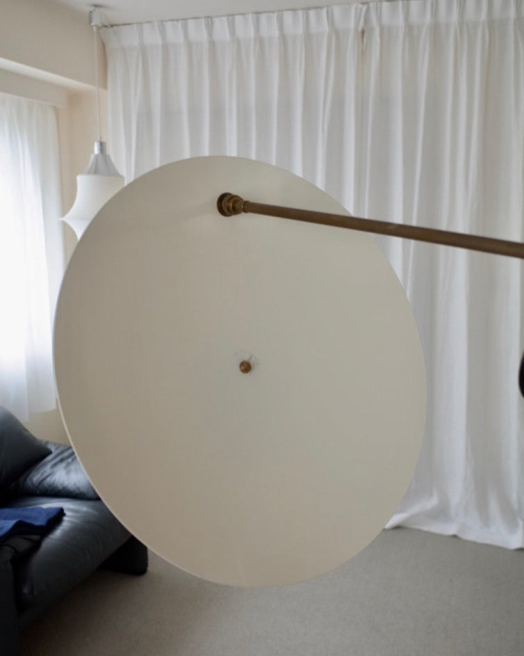 Italy Chandelier Brass Lamp reflective plate