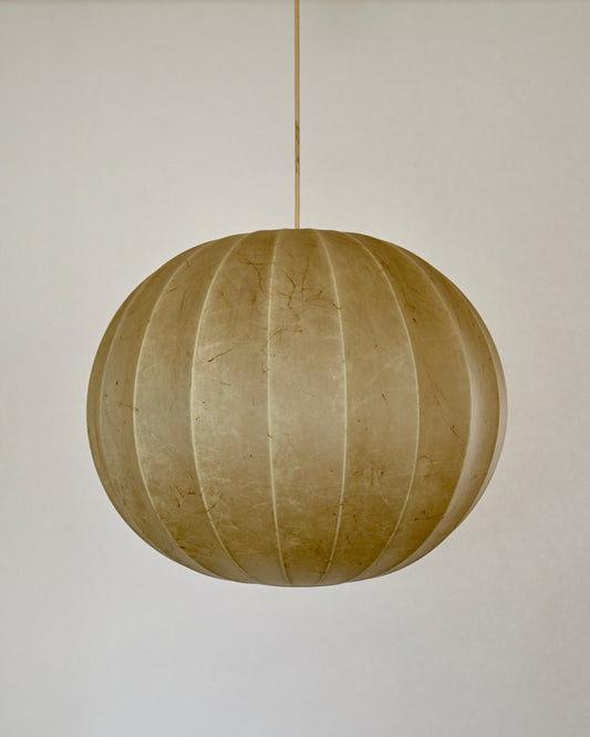 Goldkant Leuchten XL Cocoon Pendant Lamp, Germany, 1960s Ø50cm