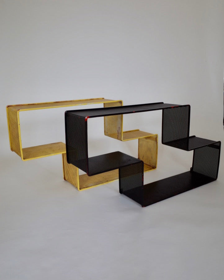 Mathieu Matégot Book Shelf “DÉDAL” 1956 Yellow