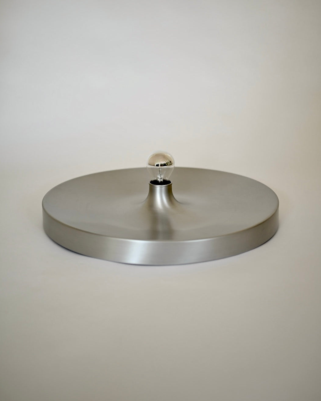Charlotte perriand Aluminum Wall lamp for Les Arcs, 1960s 50cm