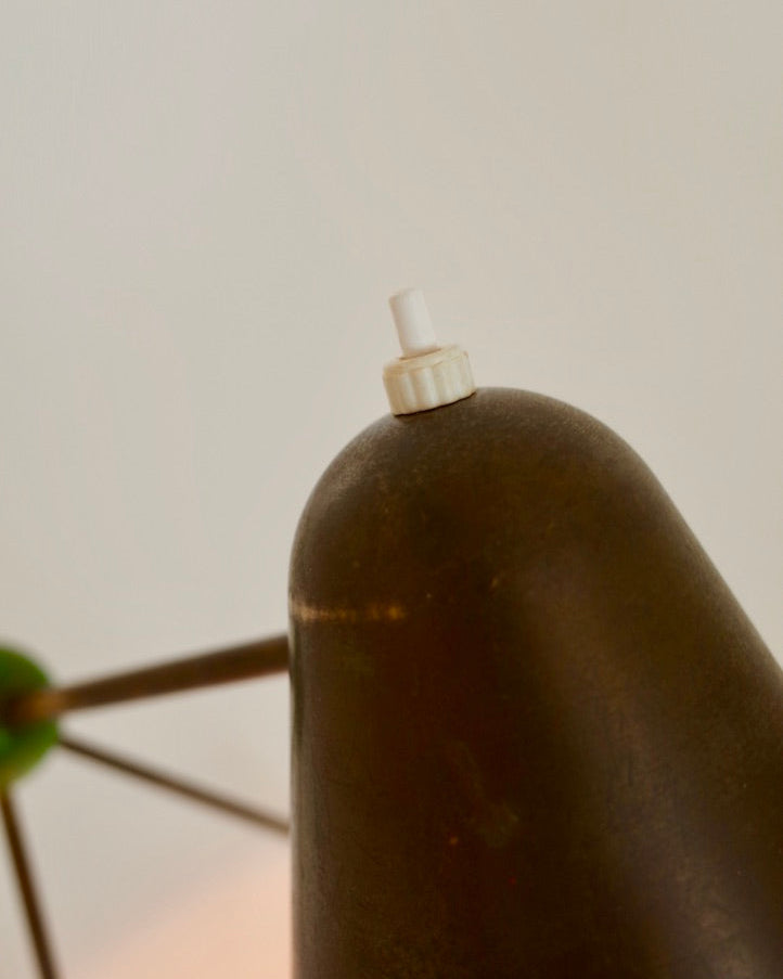 Otto Kolb Tripod Table Lamp Germany 1950s