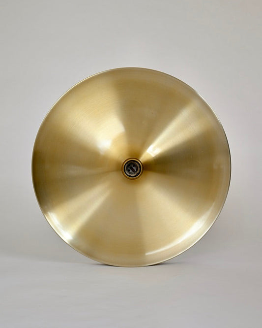 Charlotte Perriand Gold Aluminum Wall Lamp for Les Arcs 1960s 50cm
