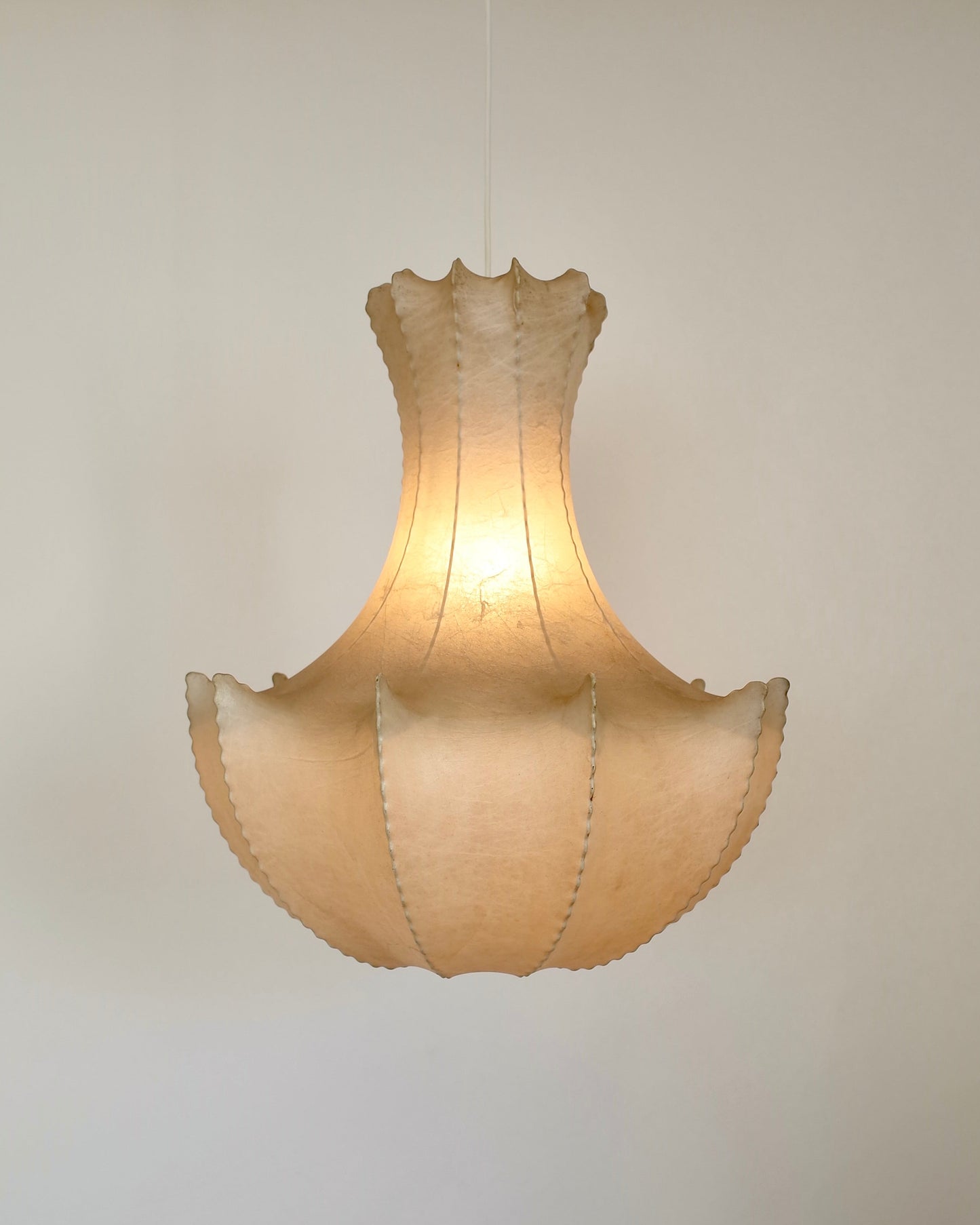 Italian Hanging Cocoon Lamp 1960s